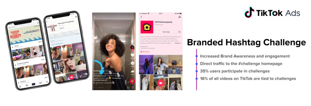 TikTok Ads - Branded Hashtag Challenge example